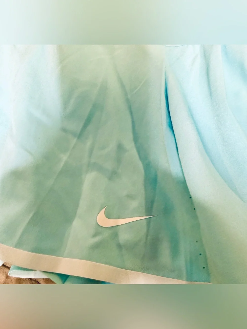 Nike Dri-FIT Pleated Tennis Golf Pickleball Skort Aqua Blue Size Small